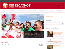 Tablet Screenshot of jeunes-cathos.fr